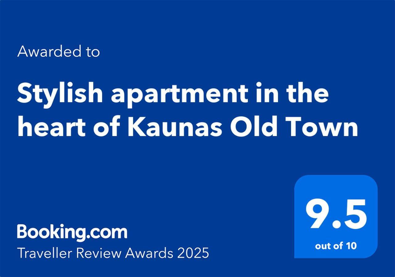 Stylish Apartment In The Heart Of Kaunas Old Town Extérieur photo